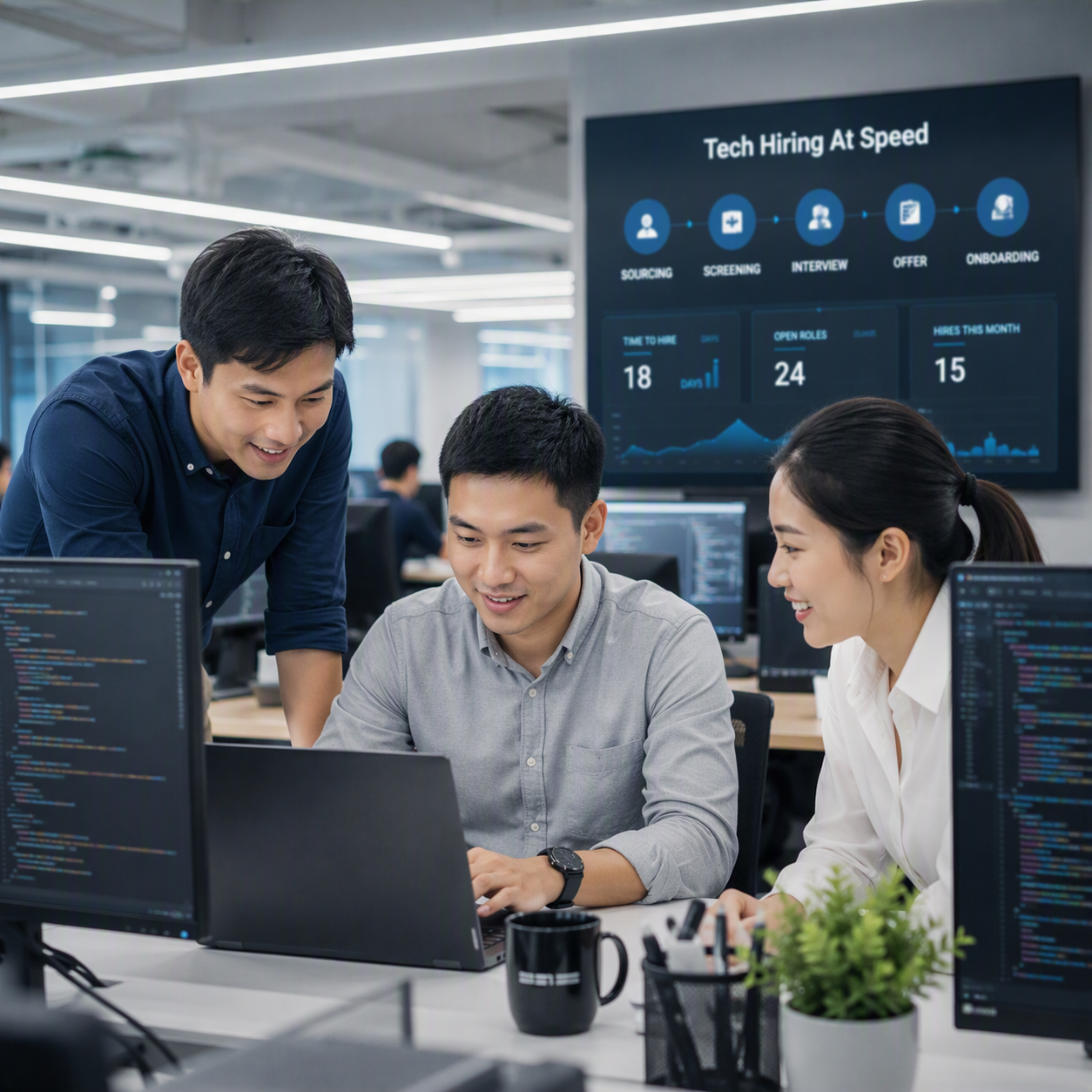 tech hiring at speed