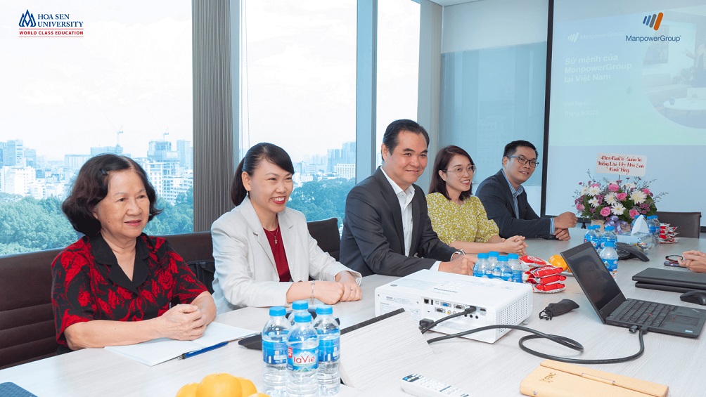 Lễ ký kết Biên bản Ghi nhớ Thỏa thuận Hợp tác của ManpowerGroup Việt Nam và Trường Đại học Hoa Sen