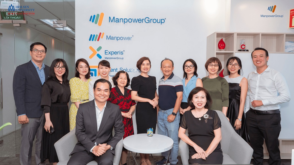 Lễ ký kết Biên bản Ghi nhớ Thỏa thuận Hợp tác của ManpowerGroup Việt Nam và Trường Đại học Hoa Sen
