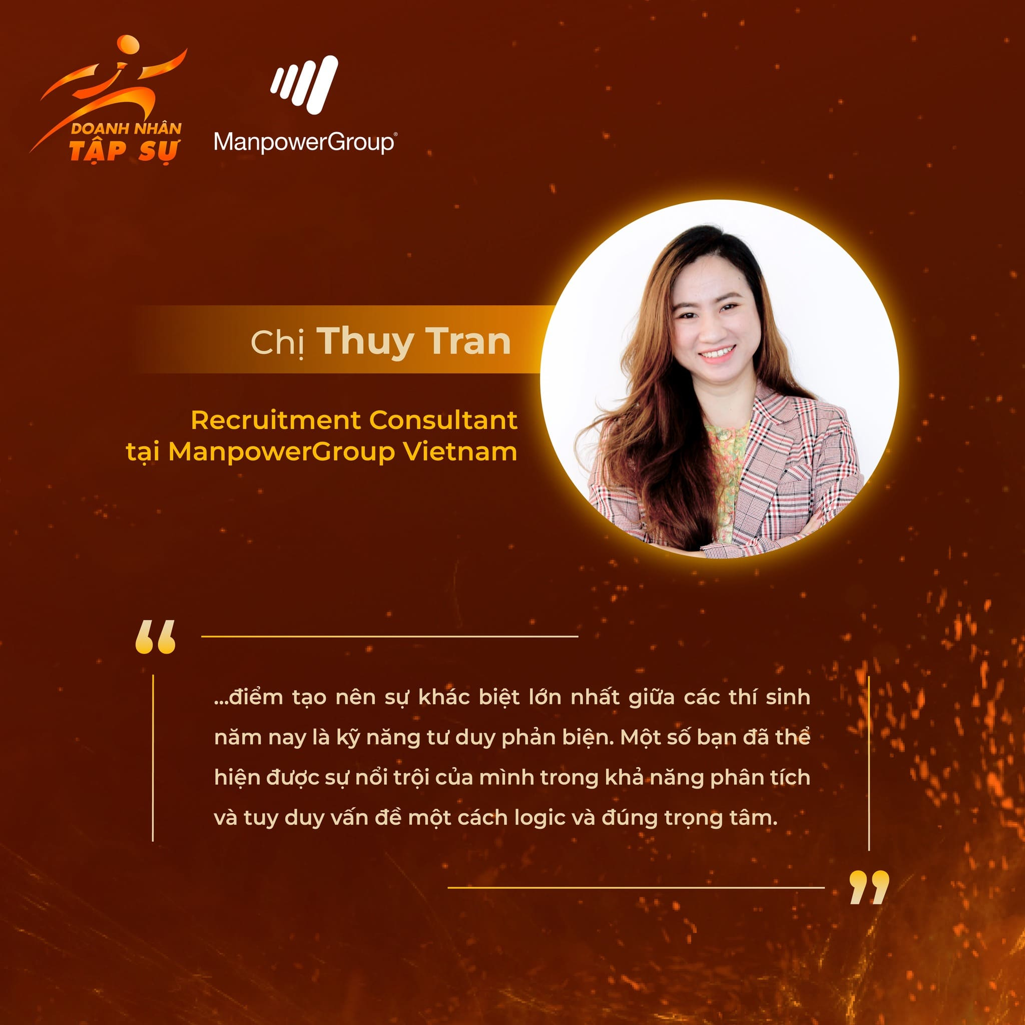 ManpowerGroup Vietnam sponsors the "Management Trainee Competition", the largest-scale competition by HCMC FTU