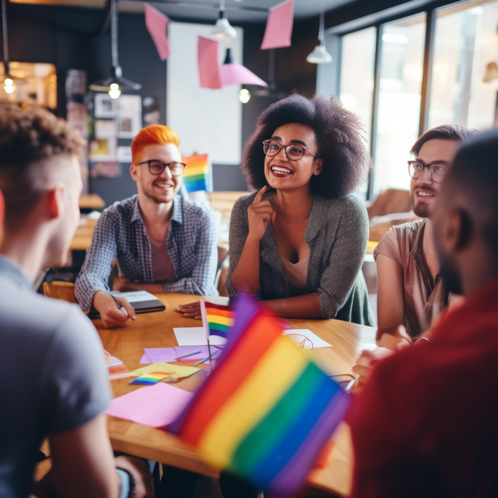 Những nhân viên thuộc cộng đồng LGBTQ tại ManpowerGroup tham gia thảo luận và diễn đàn về chủ đề bình đẳng trong xã hội