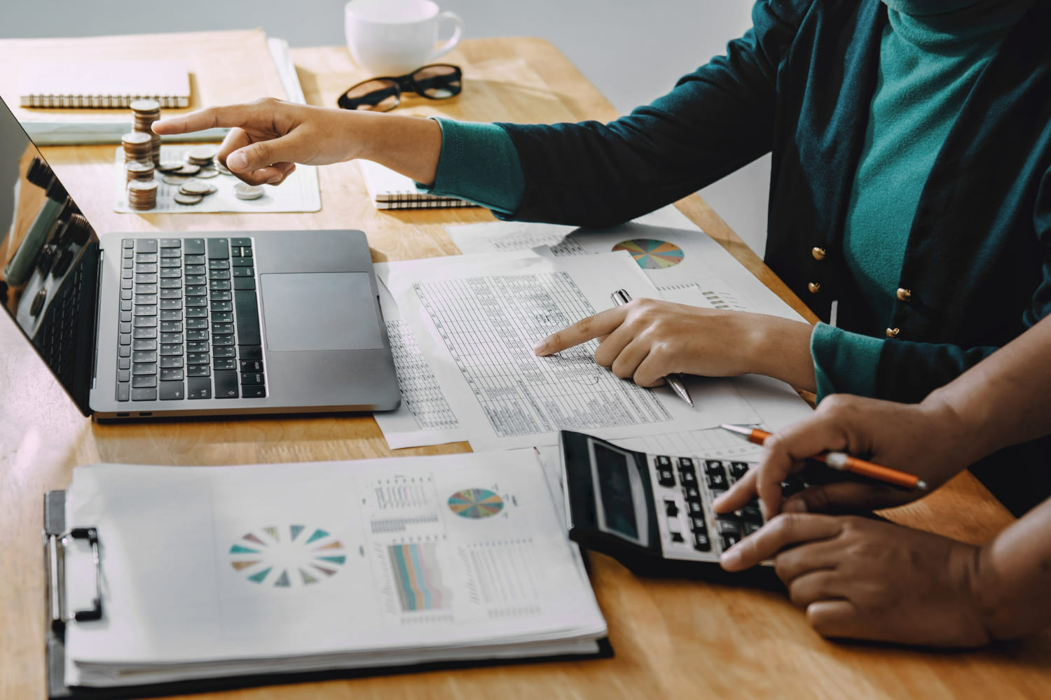 Charts and discussion about Payroll Services