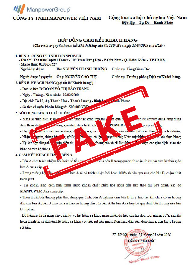 fake documents