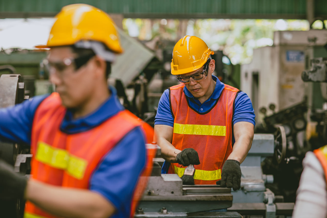 Factory workers in Vietnam 