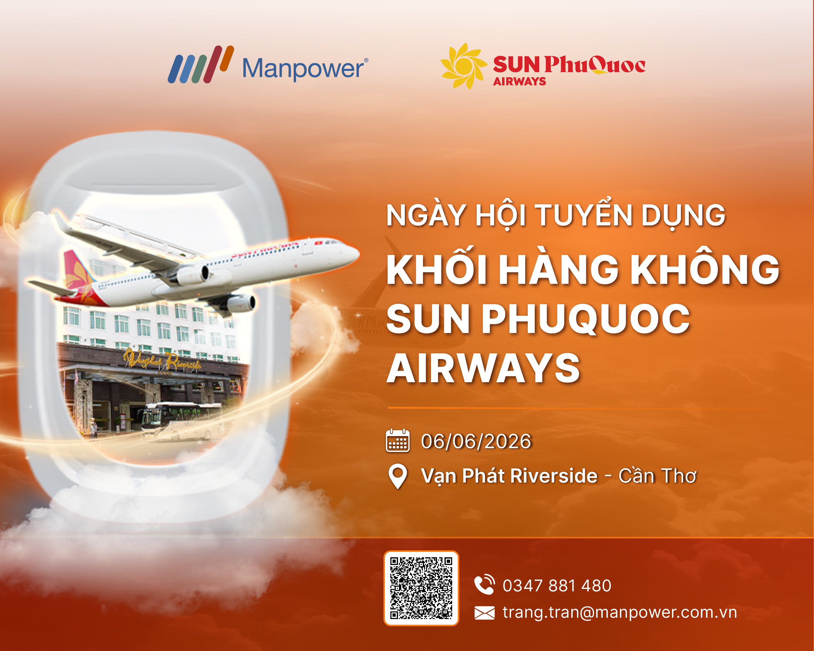 Ngày hội việc làm Sun PhuQuoc Airways tại Cần Thơ